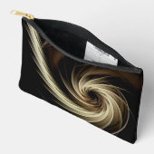 Gouden Draaikolk over Zwart Etui (Open)