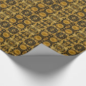 gouden draak cadeaupapier (Hoek)