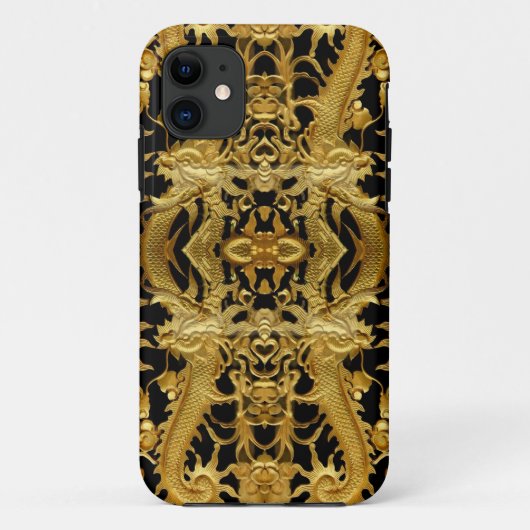 gouden draak Case-Mate iPhone case (Achterkant)