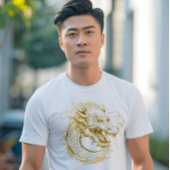 Gouden Draak Chinese Draak T-shirt
