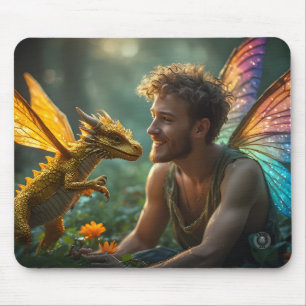 Gouden Draak Gameontwerp Muismat