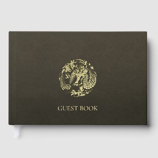 Gouden Draak Gastenboek (Voorkant)