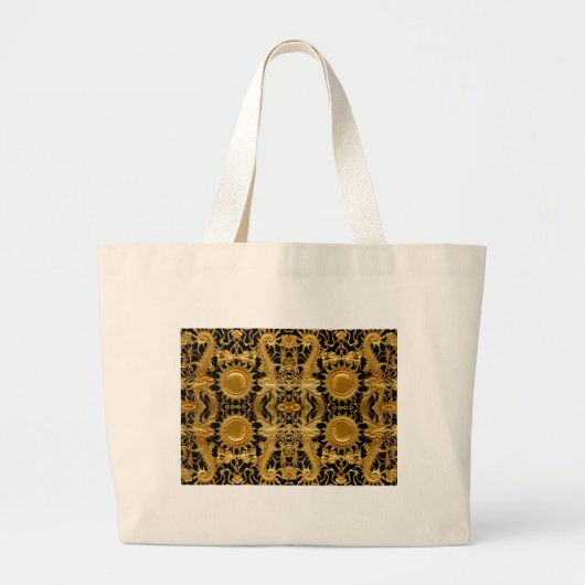 gouden draak grote tote bag (Voorkant)