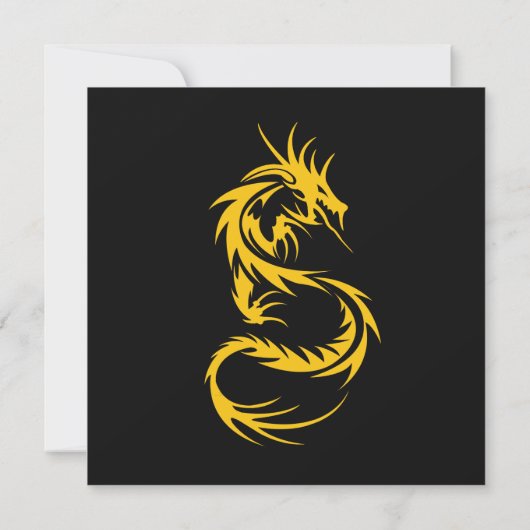 Gouden Draak Kaart (Achterkant)
