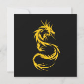 Gouden Draak Kaart (Voorkant)