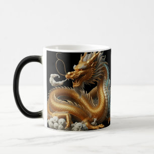 gouden draak magische mok