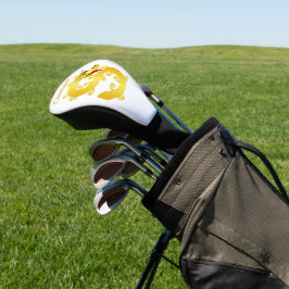 Gouden Draak Ontwerp Golfheadcover