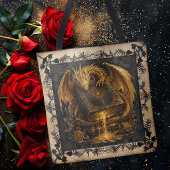 Gouden Draak Oude Boekbewaker Tote Bag