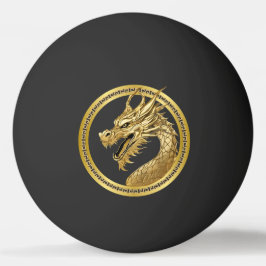 Gouden draak pingpongbal
