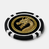 Gouden draak poker chips (Enkel)
