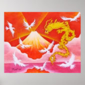 Gouden Draak★ Poster (Voorkant)