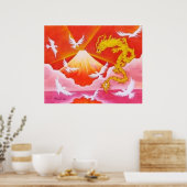 Gouden Draak★ Poster (Keuken)