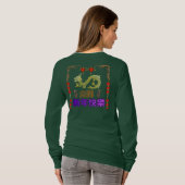 Gouden Draak Rijzend T-shirt (Achterkant volledig)