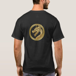 Gouden draak t-shirt