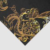 Gouden Draak Tissuepapier (Detail)