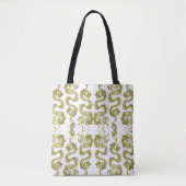 gouden draak tote bag (Voorkant)