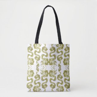 gouden draak tote bag