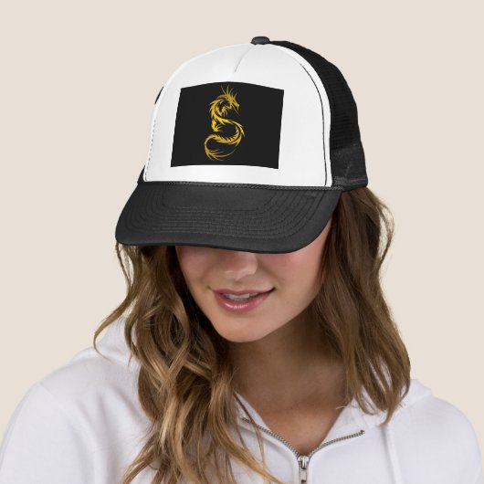 Gouden Draak Trucker Hoed Pet (In situ)