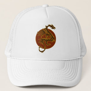 Gouden Draak Zon Trucker Pet