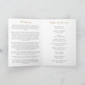 Gouden Dragonfly Viering van het Leven Begrafenisp Programma (Binnen)