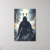 Gouden Draken Bewaker Canvas Afdruk (Voorkant)