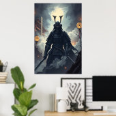 Gouden Draken Bewaker Poster (Thuiskantoor)