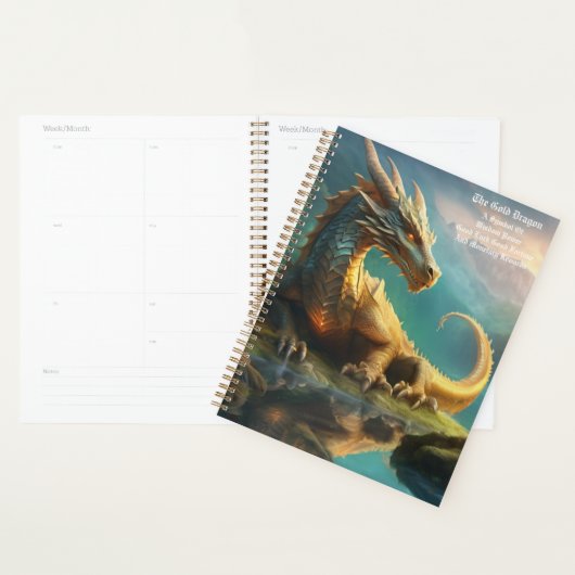 Gouden Drakenkalender Planner (Display)