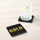 Gouden Drank Coaster Bier Onderzetter (Rechterzijde)