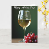 Gouden Drank Moederdag kaart (Gele Bloem)
