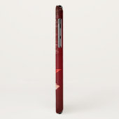 Gouden driedubbele sleutel met rode bladeren. Case-Mate iPhone case (Achterkant/links)