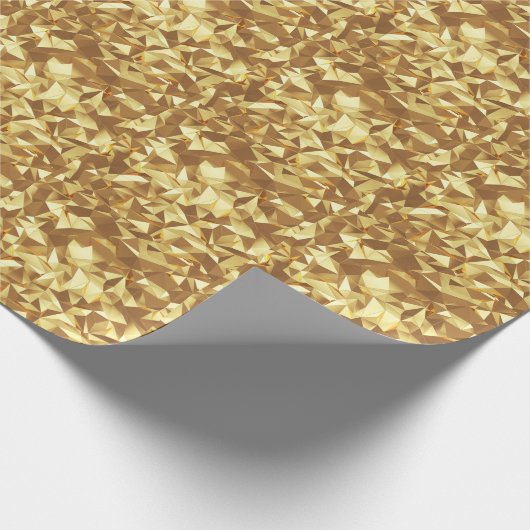 Gouden driehoek: Abstracte achtergrondtextuur. Cadeaupapier (Hoek)