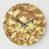 Gouden driehoek: Abstracte achtergrondtextuur. Grote Klok (Voorkant)