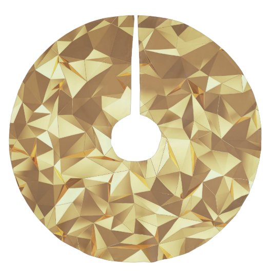 Gouden driehoek: Abstracte achtergrondtextuur. Kerstboom Rok (Voorkant)