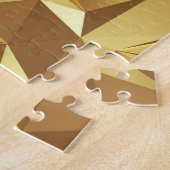 Gouden driehoek: Abstracte achtergrondtextuur. Legpuzzel (Zijkant)