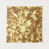 Gouden driehoek: Abstracte achtergrondtextuur. Wandkleed (Voorkant (horizontaal))