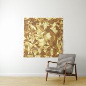 Gouden driehoek: Abstracte achtergrondtextuur. Wandkleed (In Situ (horizontaal))
