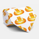 gouden driekleurring stropdas (Opgerold)