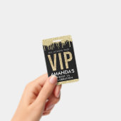 Gouden Drip Aanpasbare VIP All Access Badge (Handheld)