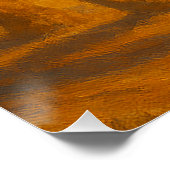 Gouden Drip Abstracte Donkere Kunstprint Perfect Poster (Hoek)