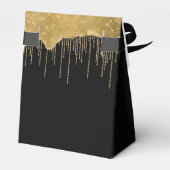 Gouden Drip Glitter Bedankdoosjes (Achterkant)