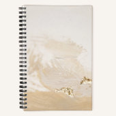 "Gouden dromen, eindeloze bladzijden" Notitieboek (Voorkant)