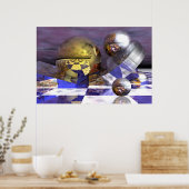 gouden dromen poster (Keuken)