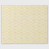 Gouden Dromen Strepen Cadeaupapier (Vlak)