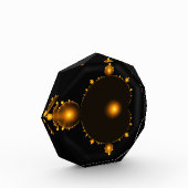 Gouden droom. De beroemde volledige Mandelbrot set Fotoblokken (Links)