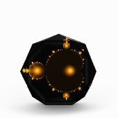 Gouden droom. De beroemde volledige Mandelbrot set Fotoblokken (Voorkant)