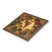 Gouden druiven tegeltje (Zijkant)