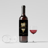 Gouden druiven Wijnmakerij Wijn Business Wijn Etiket