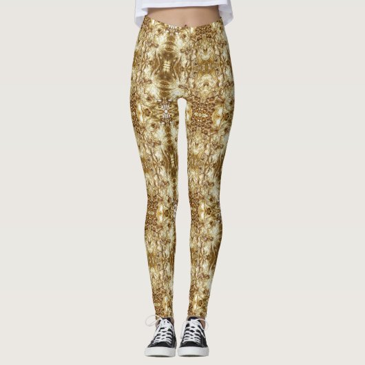 GOUDEN DRUIVENWIJN LEGGINGS (Voorkant)