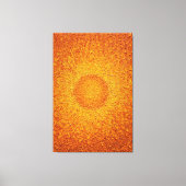 Gouden Druppel Zonneschijn Gestructureerde Abstrac Canvas Afdruk (Voorkant)