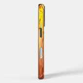 Gouden druppels op iriserend oppervlak Case-Mate iPhone case (Achterkant / Rechts)